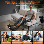 Jzbrain Air Compression Leg Recovery Boots - 6 Modes, 14 Zones (Small)