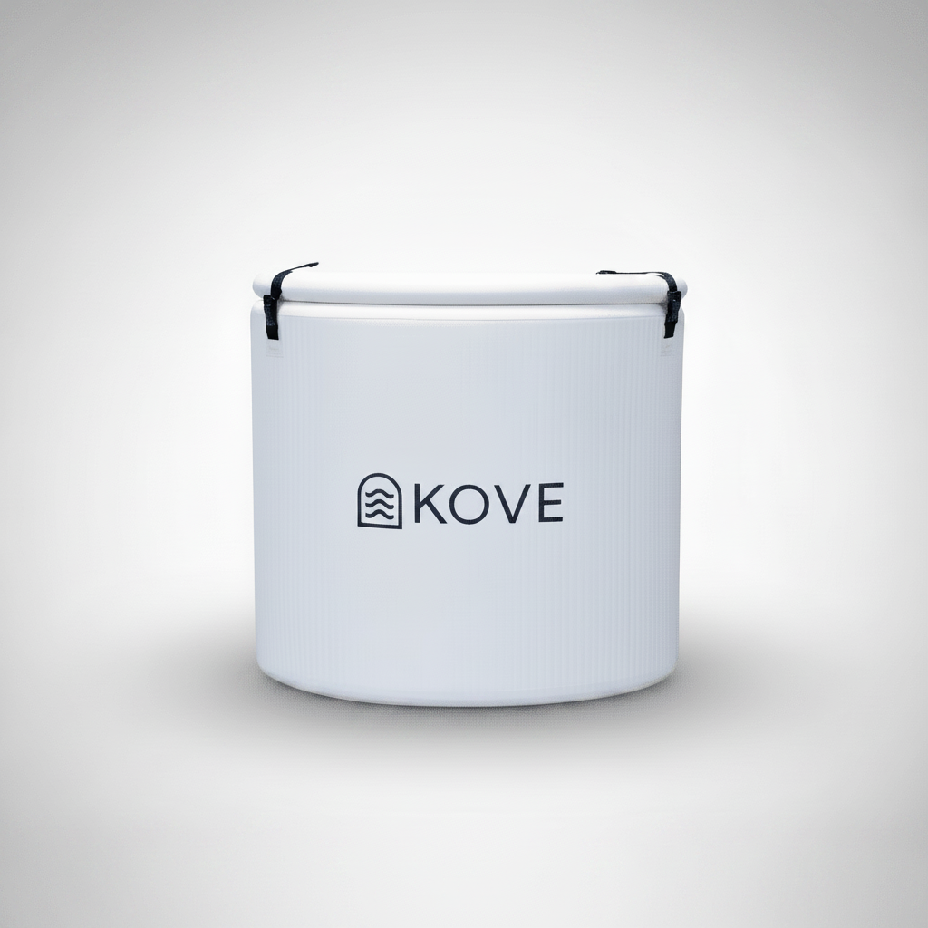 KOVE Core Ice Bath – Premium Upright Cold Plunge - Full Body Immersions - 450L (Chiller Compatible)