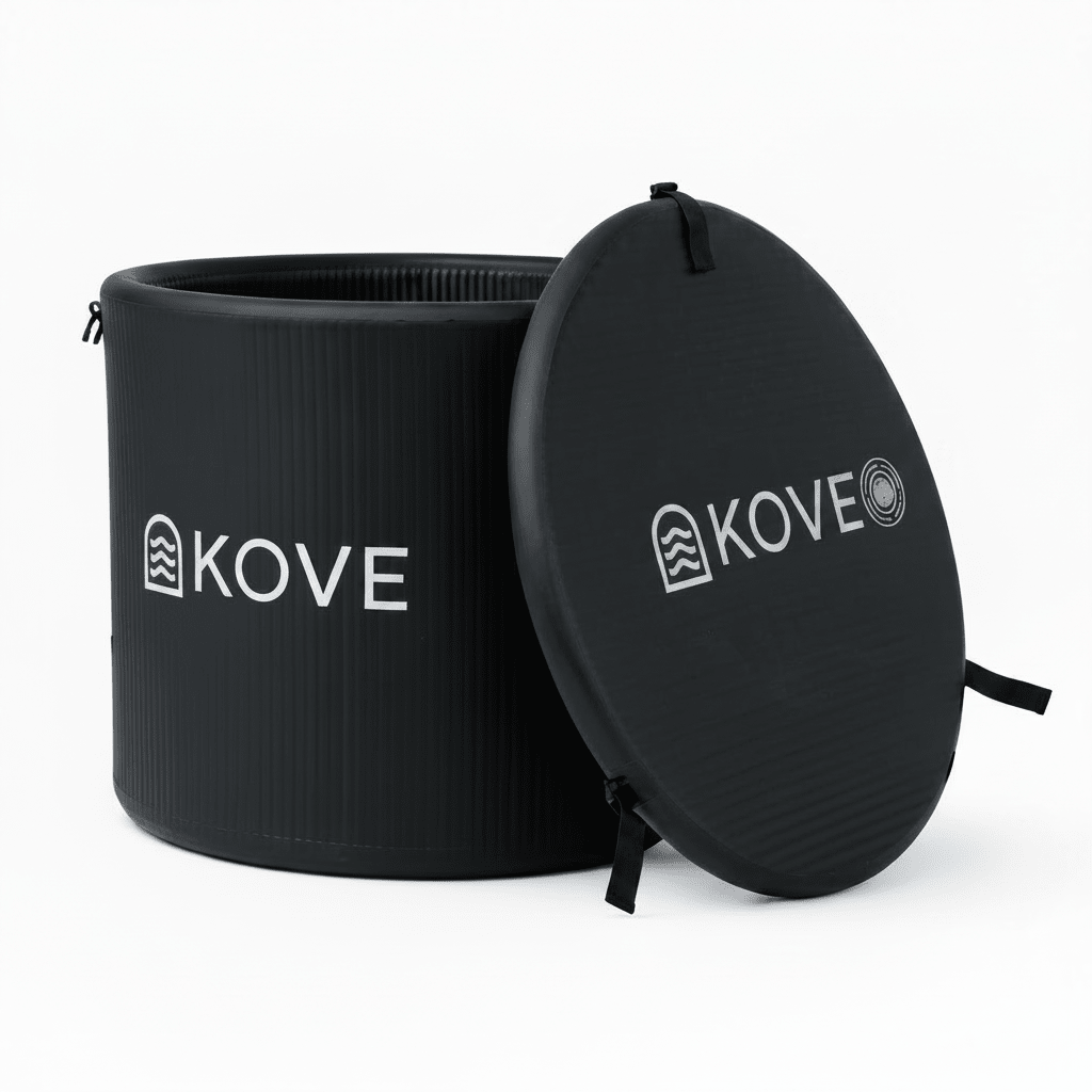 KOVE Core Ice Bath – Premium Upright Cold Plunge - Full Body Immersions - 450L (Chiller Compatible)