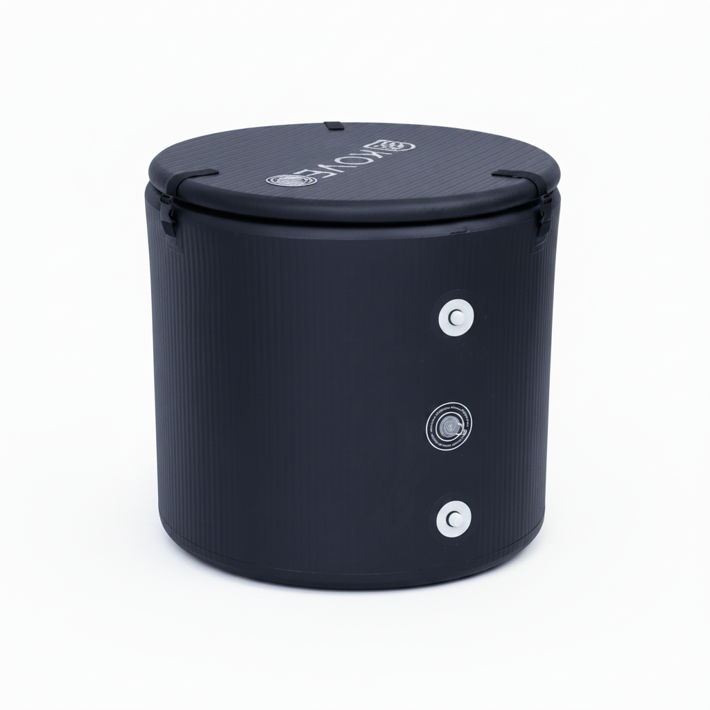 KOVE Core Ice Bath – Premium Upright Cold Plunge - Full Body Immersions - 450L (Chiller Compatible)