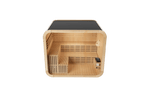 KOVE Cube Sauna 5–6 Person Outdoor Sauna – Premium Spruce Wood, 8kW Harvia Heater, Modern Cube Design