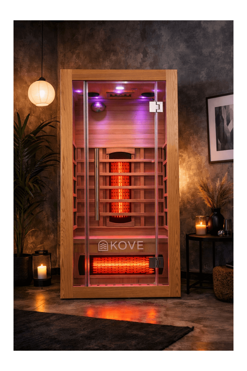 KOVE Full Spectrum Infrared Sauna – 1 Person