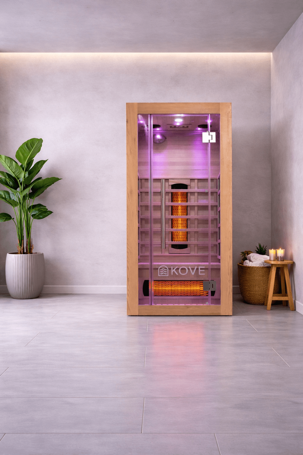 KOVE Full Spectrum Infrared Sauna – 1 Person