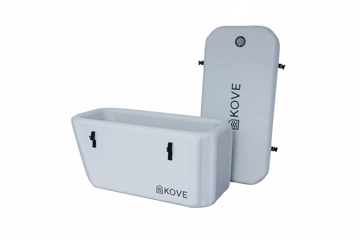 KOVE Elite Ice Bath – Premium Reclined Cold Plunge Tub 450L (Chiller Compatible)