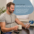 LifePro Respirelief Red Light Therapy Device for Sinus & Ear Relief