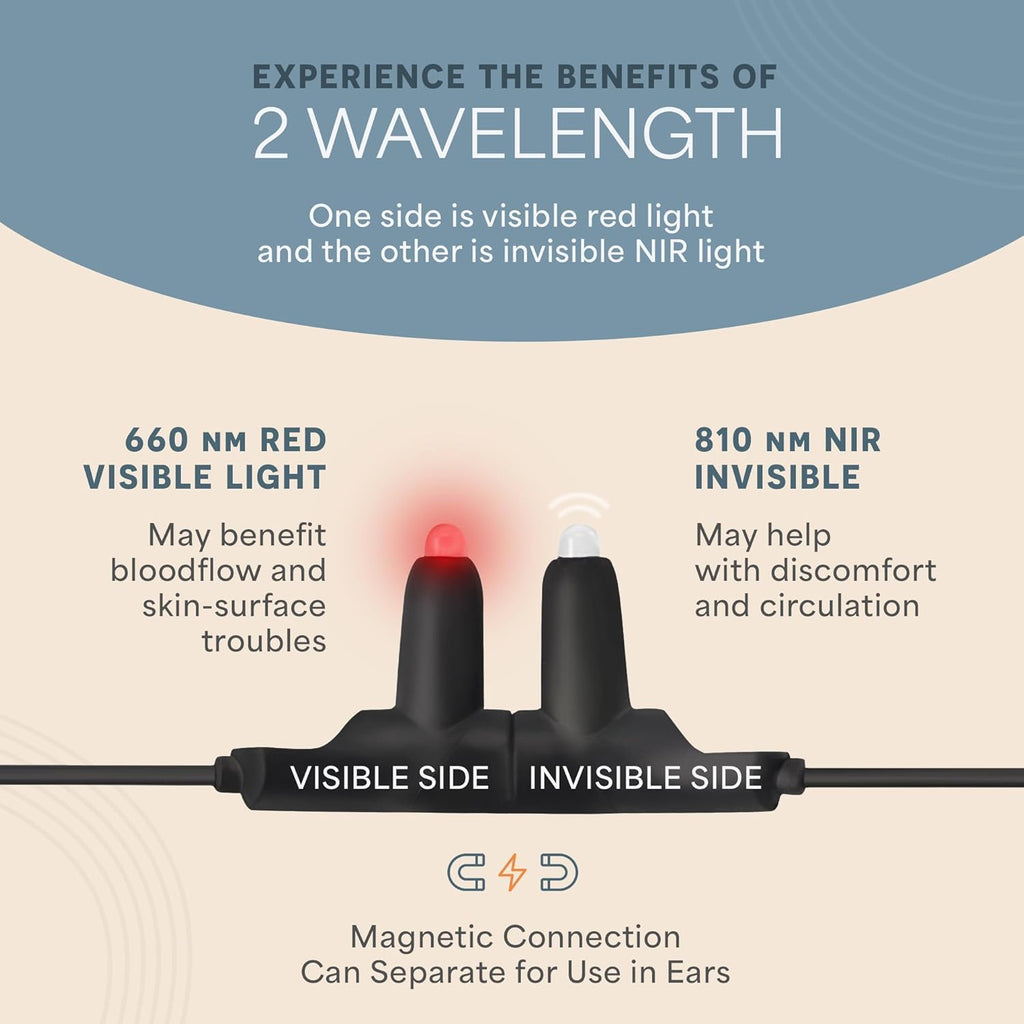 LifePro Respirelief Red Light Therapy Device for Sinus & Ear Relief