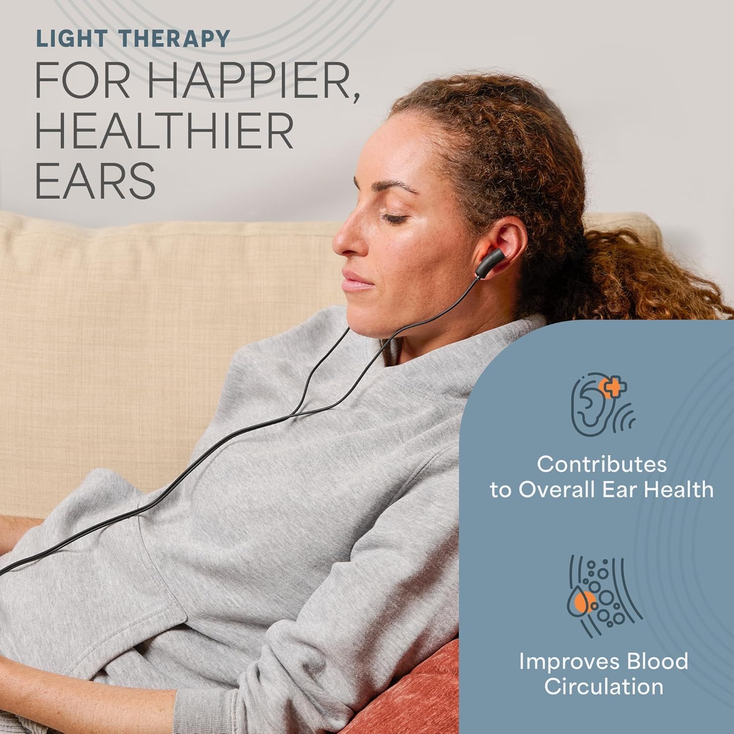 LifePro Respirelief Red Light Therapy Device for Sinus & Ear Relief