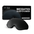 Snooze Therapy 3D Weighted Sleep Eye Mask for Deep Relaxation & Blackout Sleep