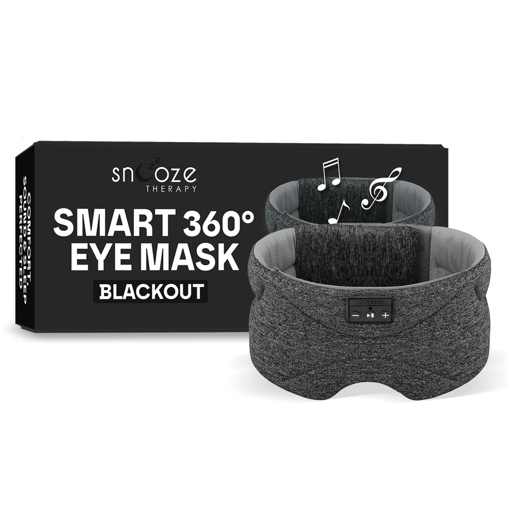 Snooze Therapy Smart Bluetooth 360° Sleep Mask for Total Blackout