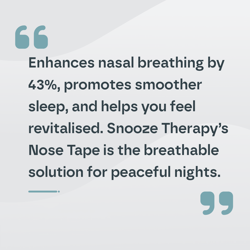 Snooze Therapy Nasal Strips for Better Breathing & Snoring Relief - 30 Pack