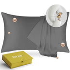 Brightr® Sleep Copperdefense Eucalyptus Silk Pillowcase – Cooling & Anti-Acne