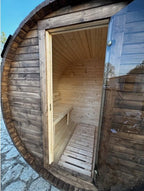 Steam & Oak Barrel Sauna 1.8m (Electric & Gas option)_16