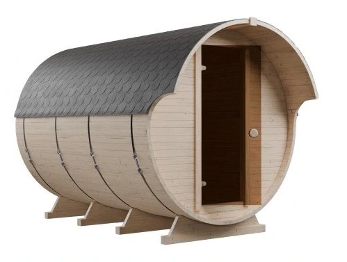 Steam & Oak Barrel Sauna 3m with Anteroom (Electric, Gas or Wood-Fired)_16