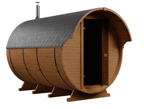 Steam & Oak Barrel Sauna 3m Canopy + Anteroom (Electric, Gas or Wood-Fired)_19