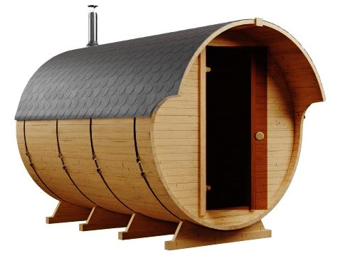 Steam & Oak Barrel Sauna 3m Canopy + Anteroom (Electric, Gas or Wood-Fired)_21