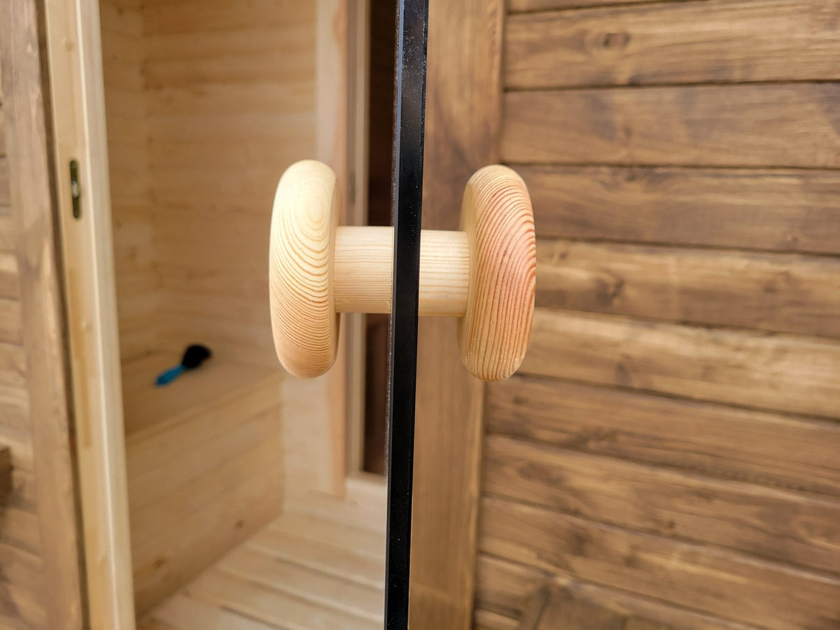Steam & Oak Cube Sauna 2.4m Double-Shelf (Electric, Gas or Wood-Fired)_16