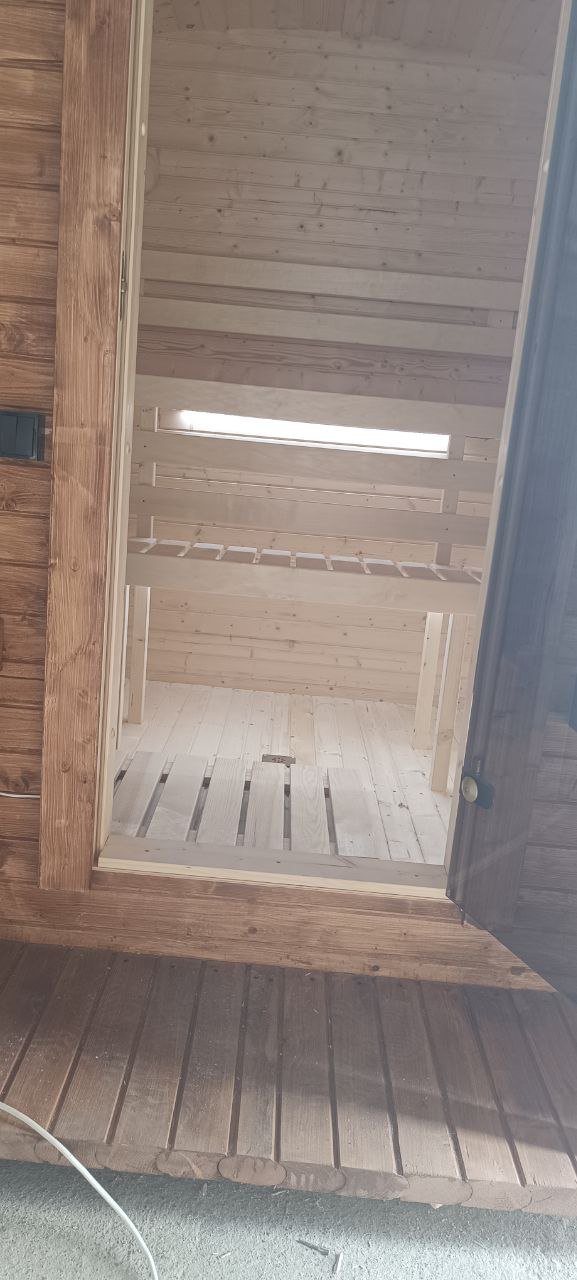 Steam & Oak Cube Sauna 2.4m with Porch (Electric, Gas or Wood-Fired)_17