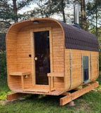 Steam & Oak Cube Sauna 3.4m Premium L-Bench (Electric, Gas or Wood-Fired)_10