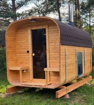 Steam & Oak Cube Sauna 3.4m Premium L-Bench (Electric, Gas or Wood-Fired)_10