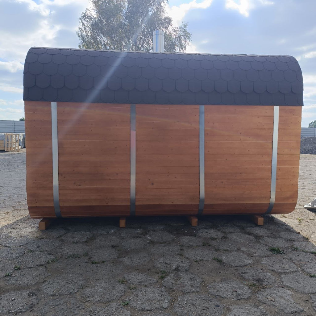 Steam & Oak Cube Sauna 3.4m Premium L-Bench (Electric, Gas or Wood-Fired)_17