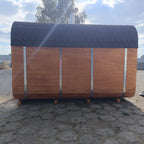 Steam & Oak Cube Sauna 3.4m Premium L-Bench (Electric, Gas or Wood-Fired)_17