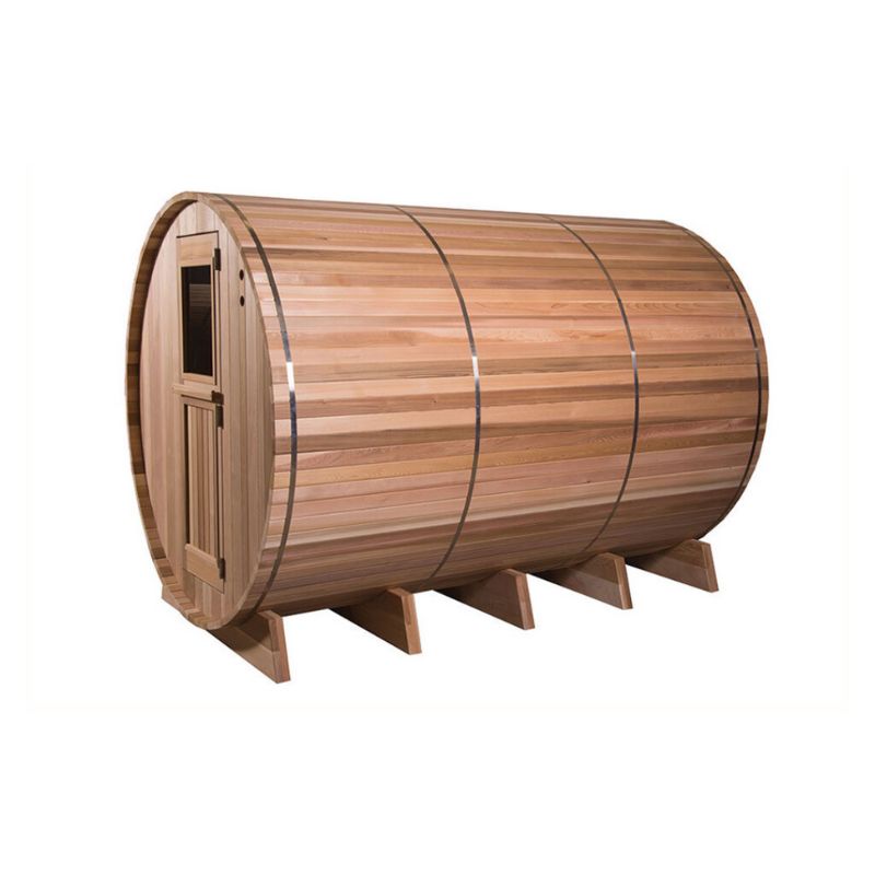 Fonteyn Rustic Red Cedar Barrel Sauna – 4ft to 7ft