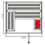 Fonteyn Sauna Luxor 200–220 – Premium Home Sauna