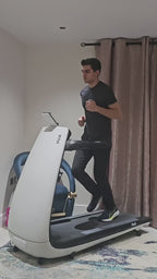 FujiHealth Foldable Smart Treadmill with LED Touch Screen
