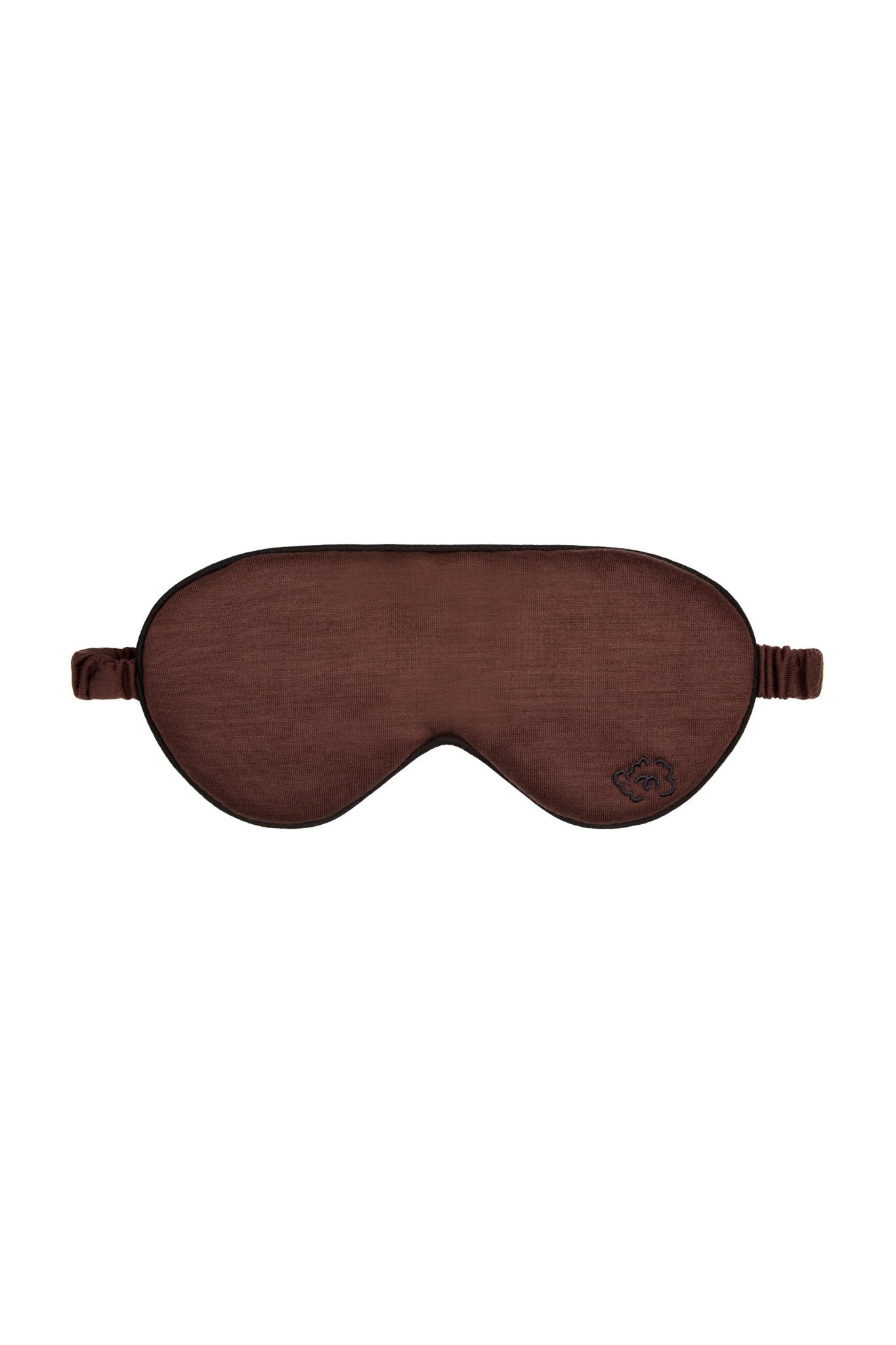 Pure Merino Wool Sleep Eye Mask by Smalls Merino – Chocolate Brown