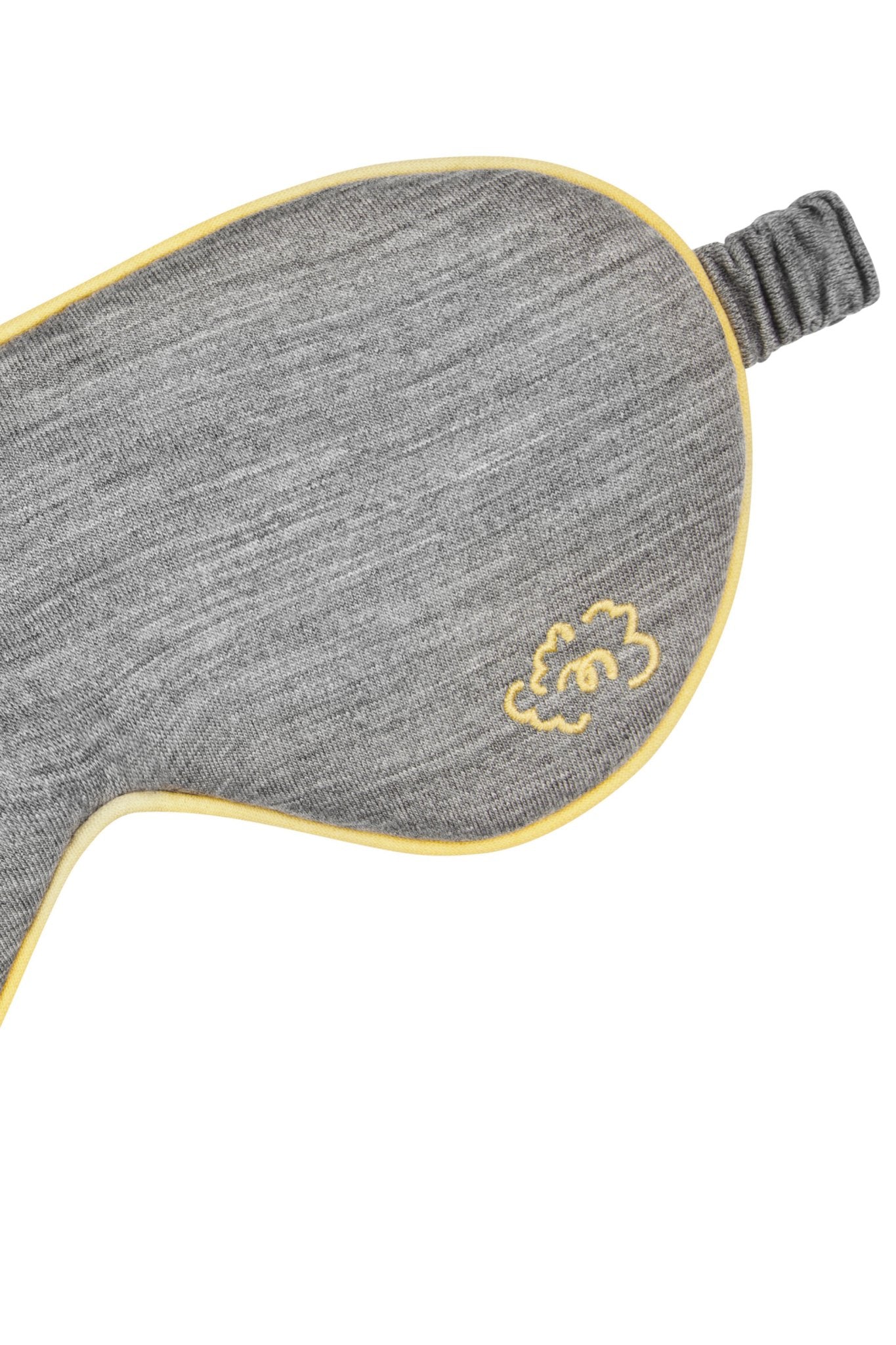 Pure Merino Wool Sleep Eye Mask by Smalls Merino – Grey Marle