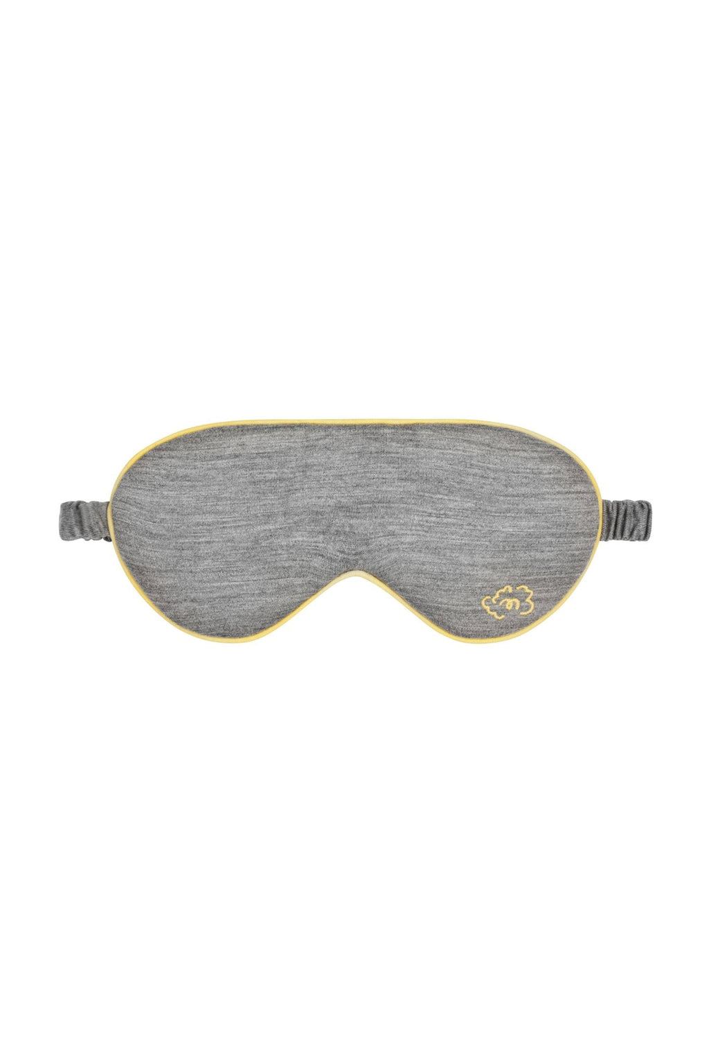 Pure Merino Wool Sleep Eye Mask by Smalls Merino – Grey Marle