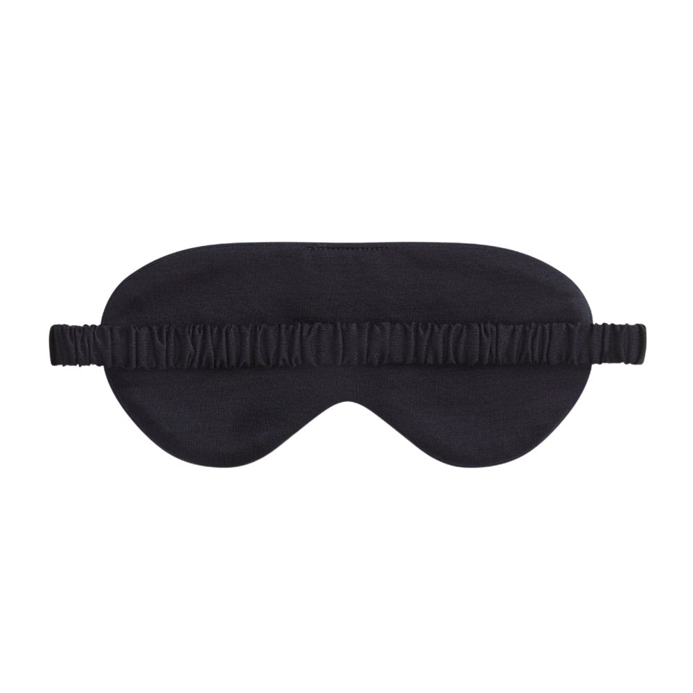 Pure Merino Wool Sleep Eye Mask by Smalls Merino – Midnight Black
