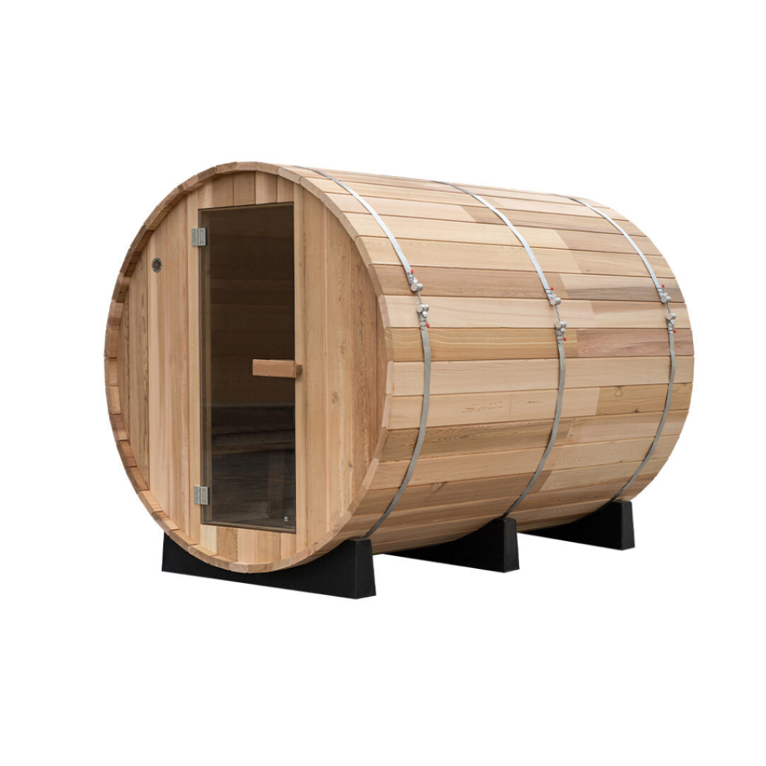 Fonteyn Red Cedar Panorama Barrel Sauna 1800–2400
