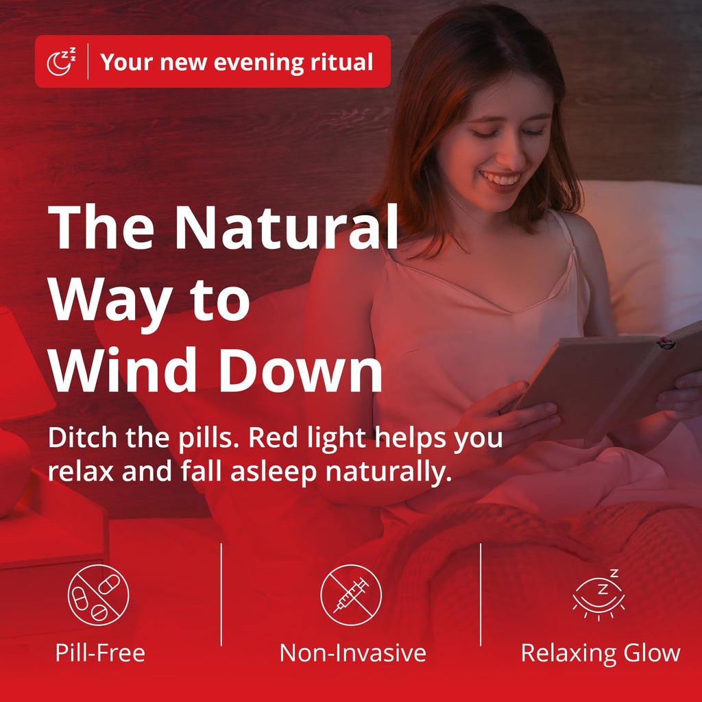 Gamma Revive 670nm Red Light Bulb for Sleep & Melatonin Support