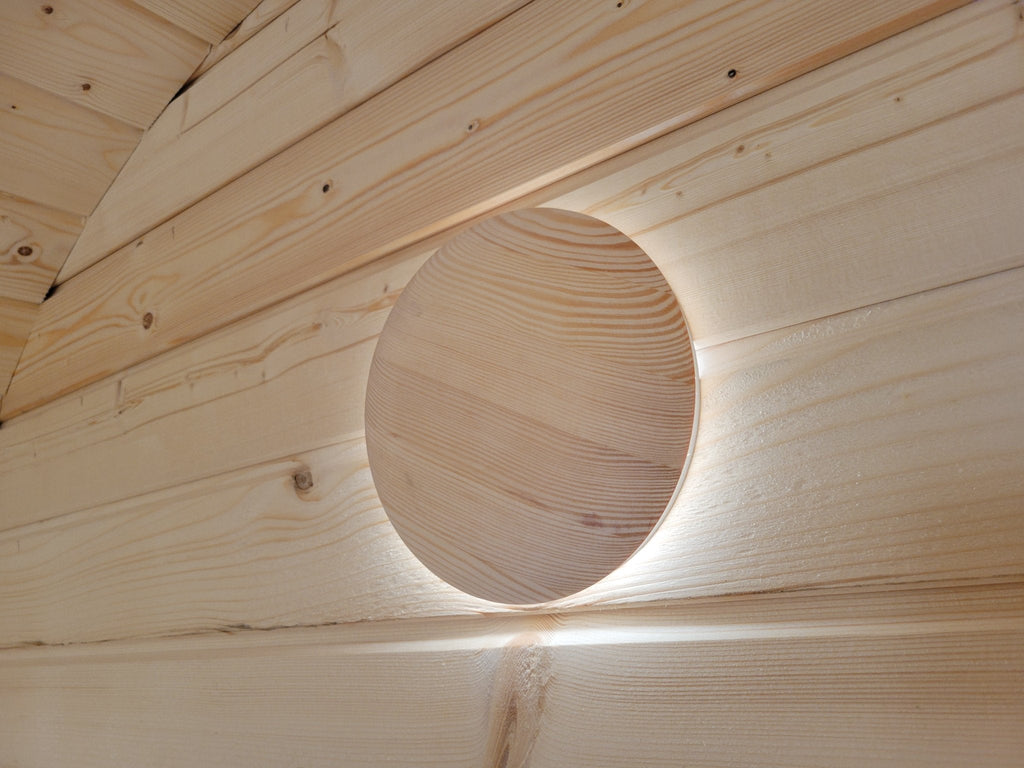Steam & Oak Cube Sauna 2.4m with Porch (Electric, Gas or Wood-Fired)_19