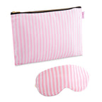 Satin Sleep Mask & Matching Accessories Bag Set - Various Prints