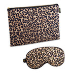 Satin Sleep Mask & Matching Accessories Bag Set - Various Prints
