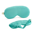 Cloud Padded Satin Sleep Mask for Better Sleep - Aqua