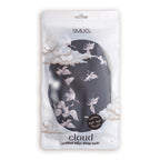 Cloud Padded Satin Sleep Mask – Moonlit Cranes Print