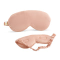 Cloud Padded Satin Sleep Mask for Better Sleep - Caramel