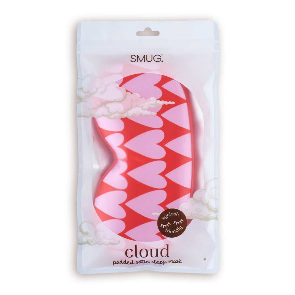 Cloud Padded Satin Sleep Mask – Longheart Print