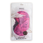 Cloud Padded Satin Sleep Mask – Pink Fern Print