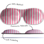 Contoured 3D Blackout Sleep Mask – Candy Shop Print