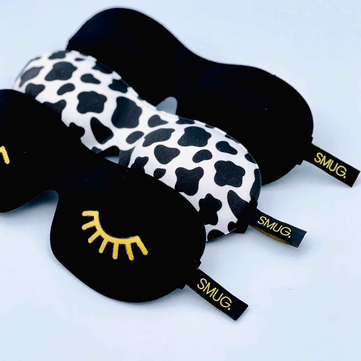 Contoured 3D Blackout Sleep Mask for Better Sleep - Black