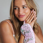 Cloud Padded Satin Sleep Mask – Tiger Print