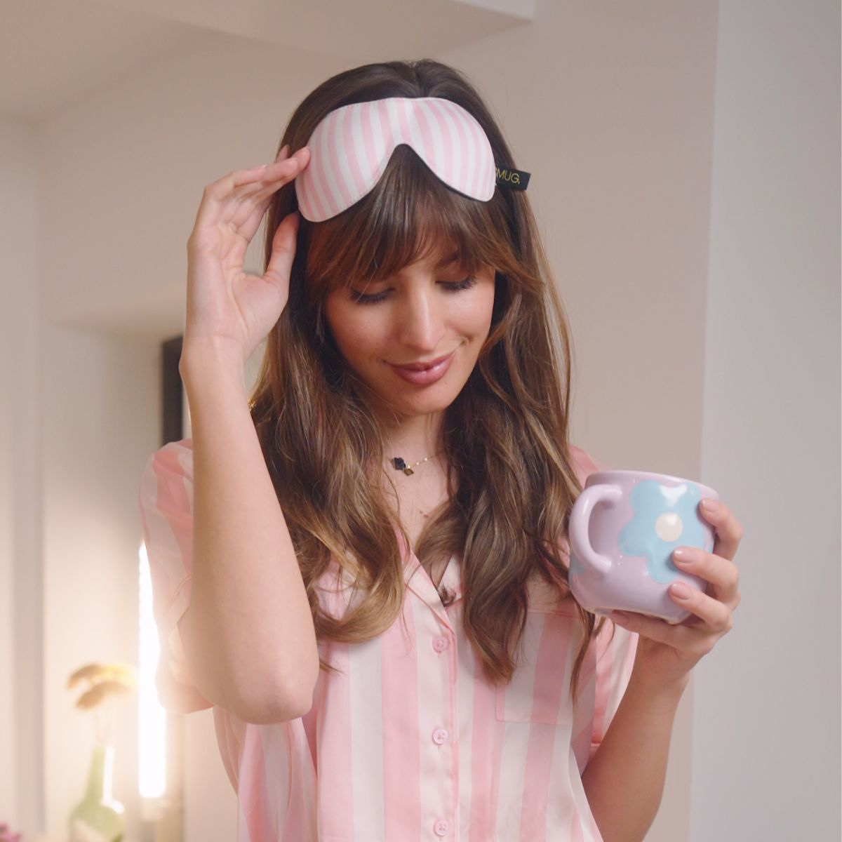 Contoured 3D Blackout Sleep Mask – Candy Shop Print