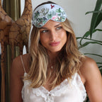 Luxury Satin Sleep Mask – Jungle Print