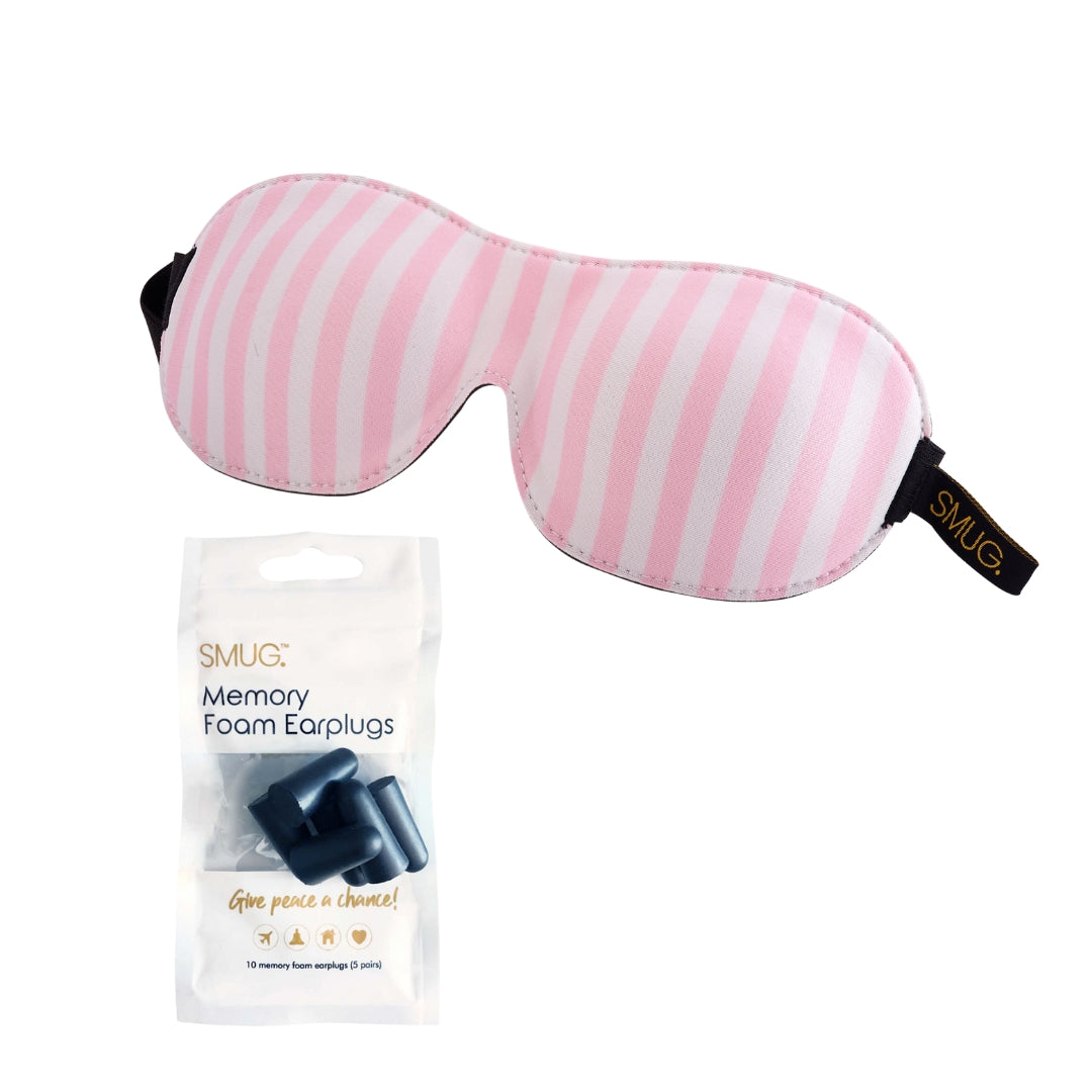 Contoured 3D Blackout Sleep Mask – Candy Shop Print