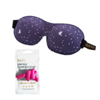 Contoured 3D Blackout Sleep Mask – Night Sky Print