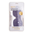 Contoured 3D Blackout Sleep Mask – Night Sky Print